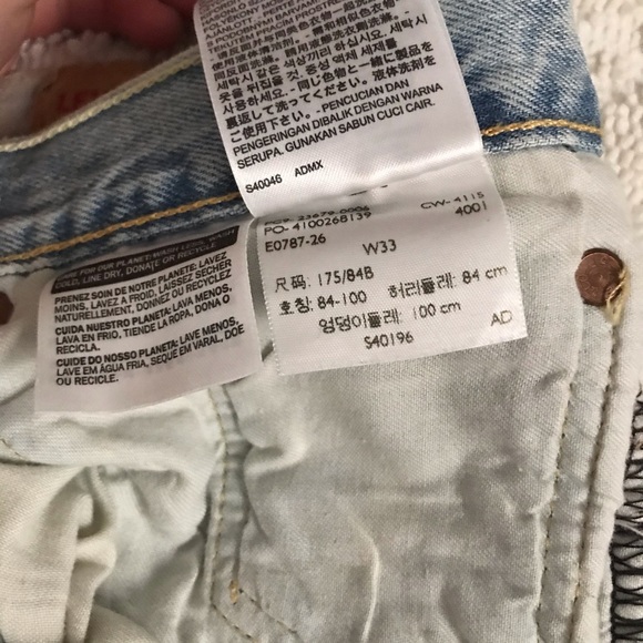 Levi’s 501 Acid Wash Cut Off Shorts *LIMITED RUN* - Picture 6 of 7